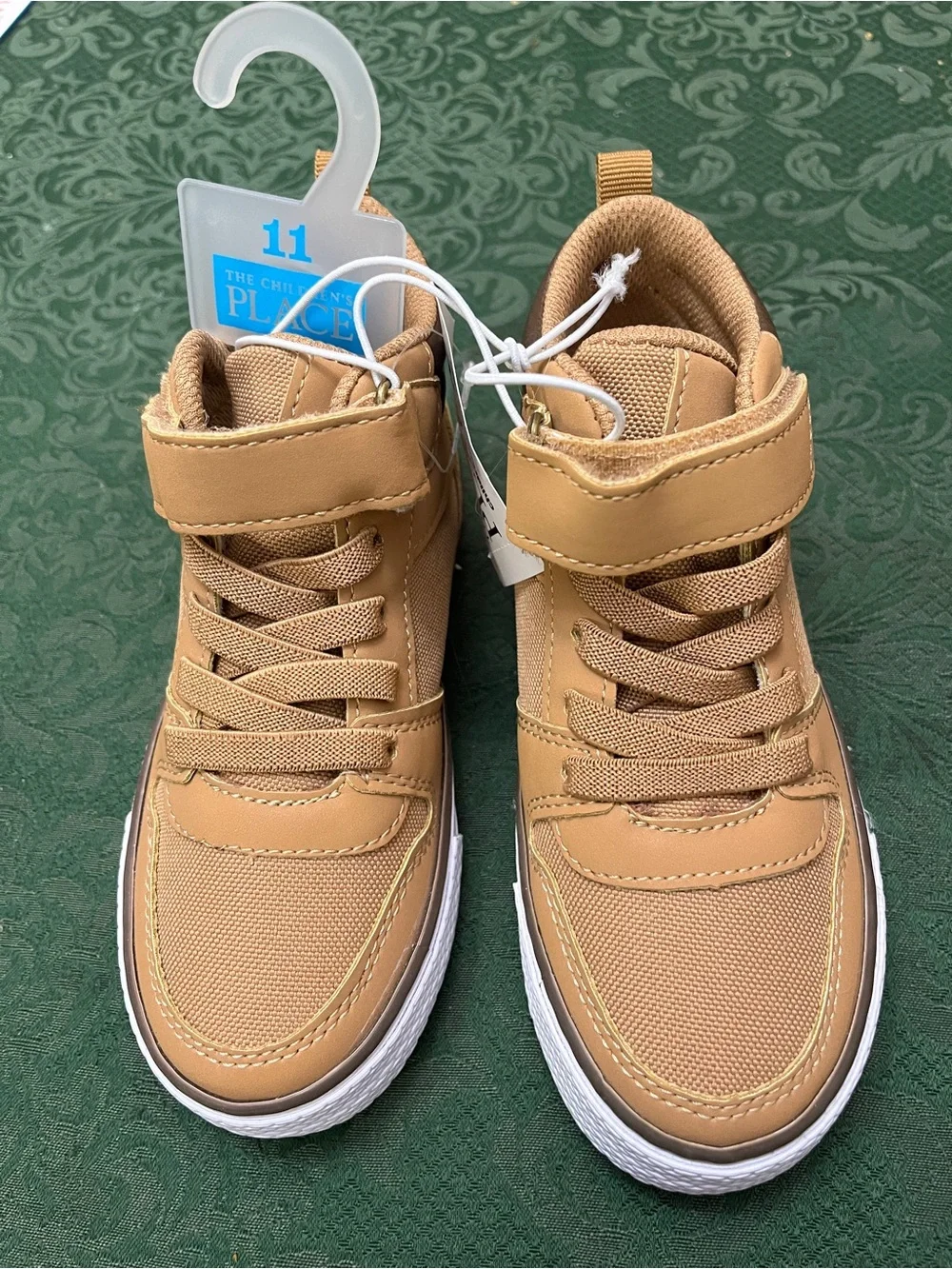 Kids High-Top Sneakers in Tan - The Children's Place 11